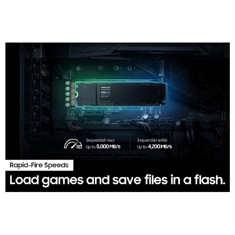 Samsung Internal SSD 2TB NVMe 2280 (990 EVO) view 5